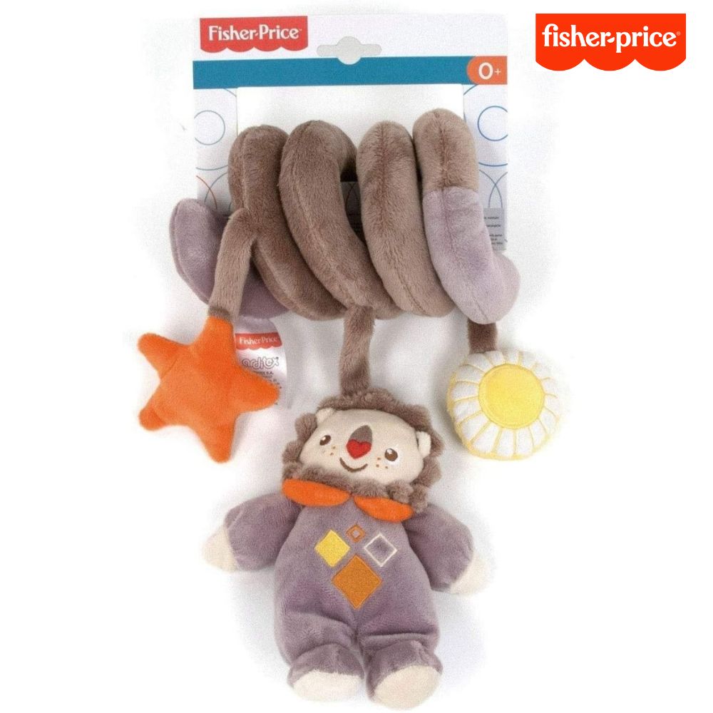 Espiral carro bebe con peluche de león Fisher Price 32 centímetros Arditex Mattel