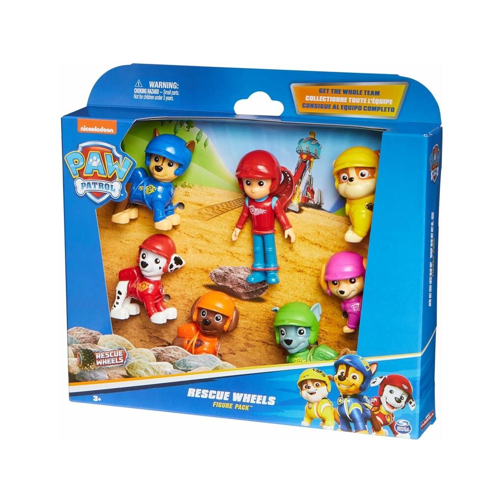 Patrulla Canina Rescue Wheels Pack 7 Figuras Juguetes Spin Master