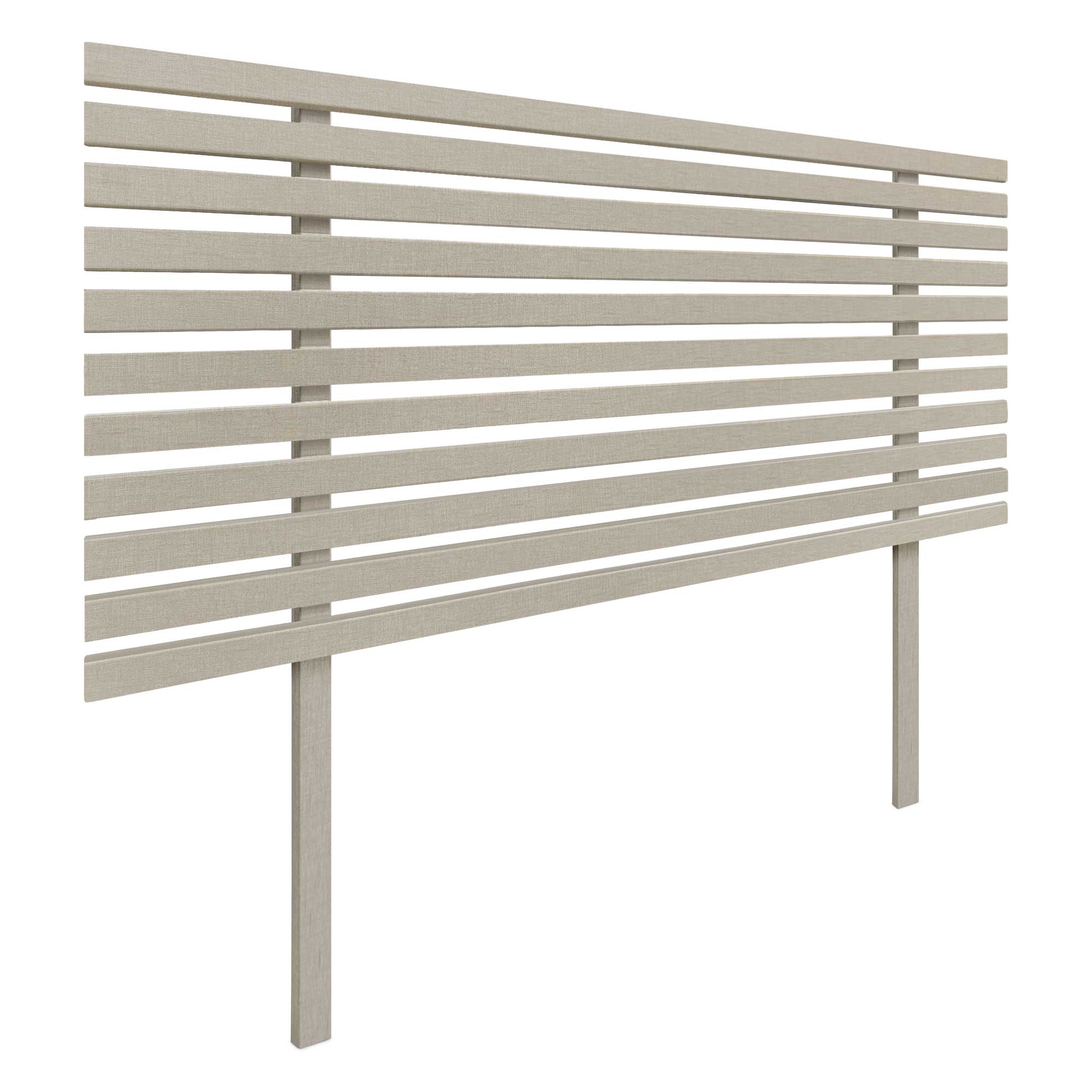 DHOME Cabecero de Madera reciclada DM Estilo Japones con Patas Cama Palets Herrajes incluidos