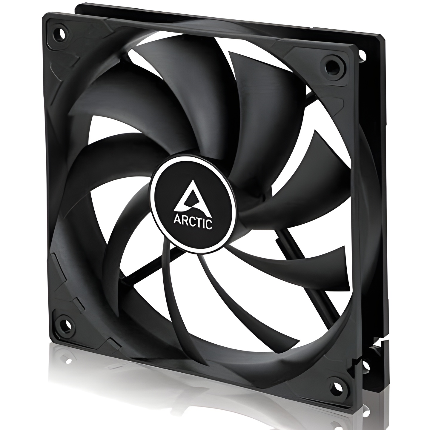 ARCTIC F12-120 mm Ventilador de Caja para CPU, Motor Muy Silencioso, Computadora, 1350 RPM - Negro