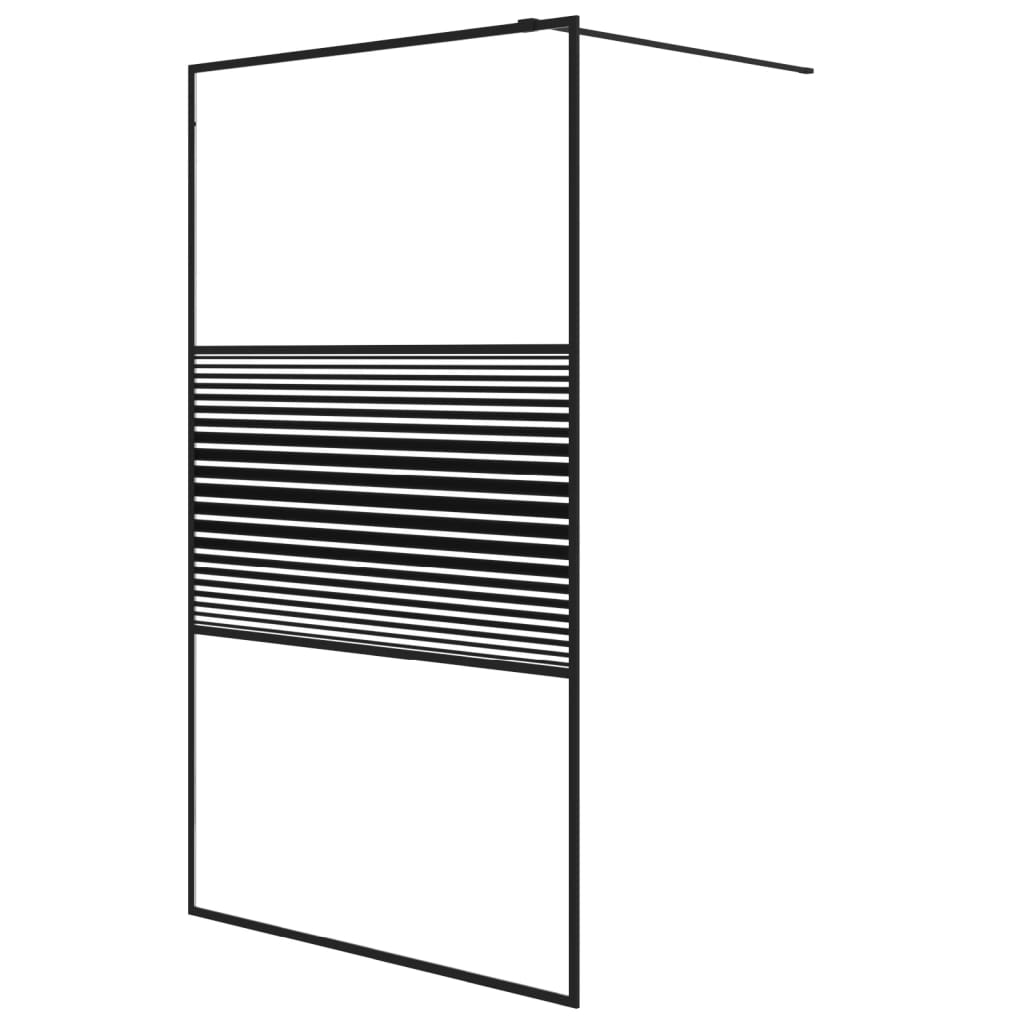 vidaXL Mampara de Ducha Vidrio ESG Transparente 115x195 cm Pantalla Color Blanco,  Negro, y mas