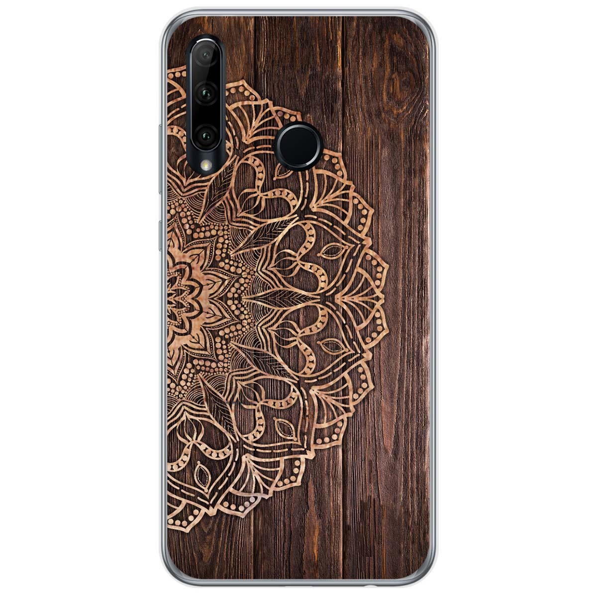 Tumundosmartphone Funda Gel Tpu para Huawei Honor 20 Lite diseño Madera 06 Dibujos