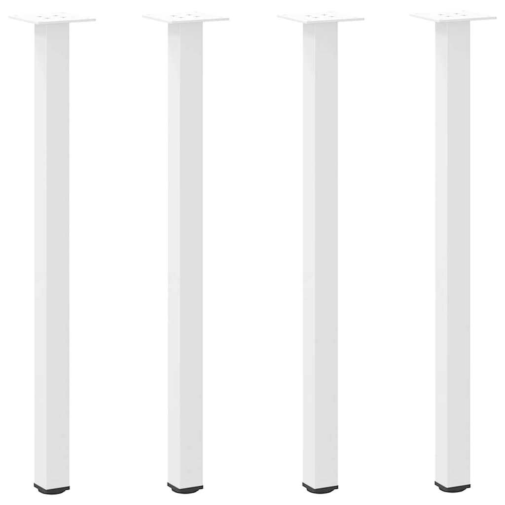 vidaXL Patas para consola (4 unidades) 72-74 cm, acero