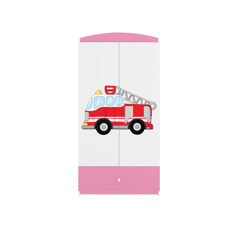 Roupeiro Kocot Kids BabyDreams Fire Brigade Pink