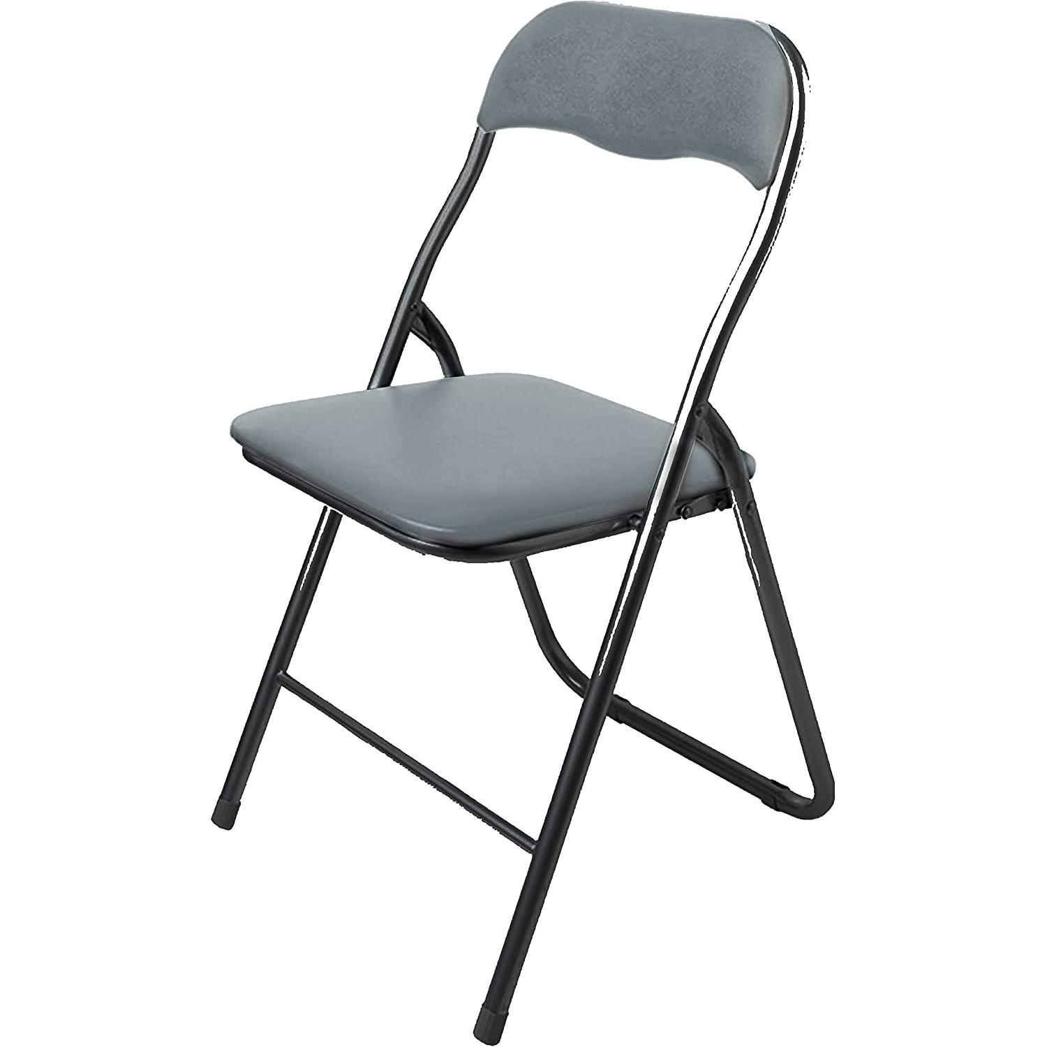 GREATOOL Sillas Plegables, 40x48x80cm, 1/2/4 Unidades, Acolchadas, Aluminio, Silla Plegable con Respaldo