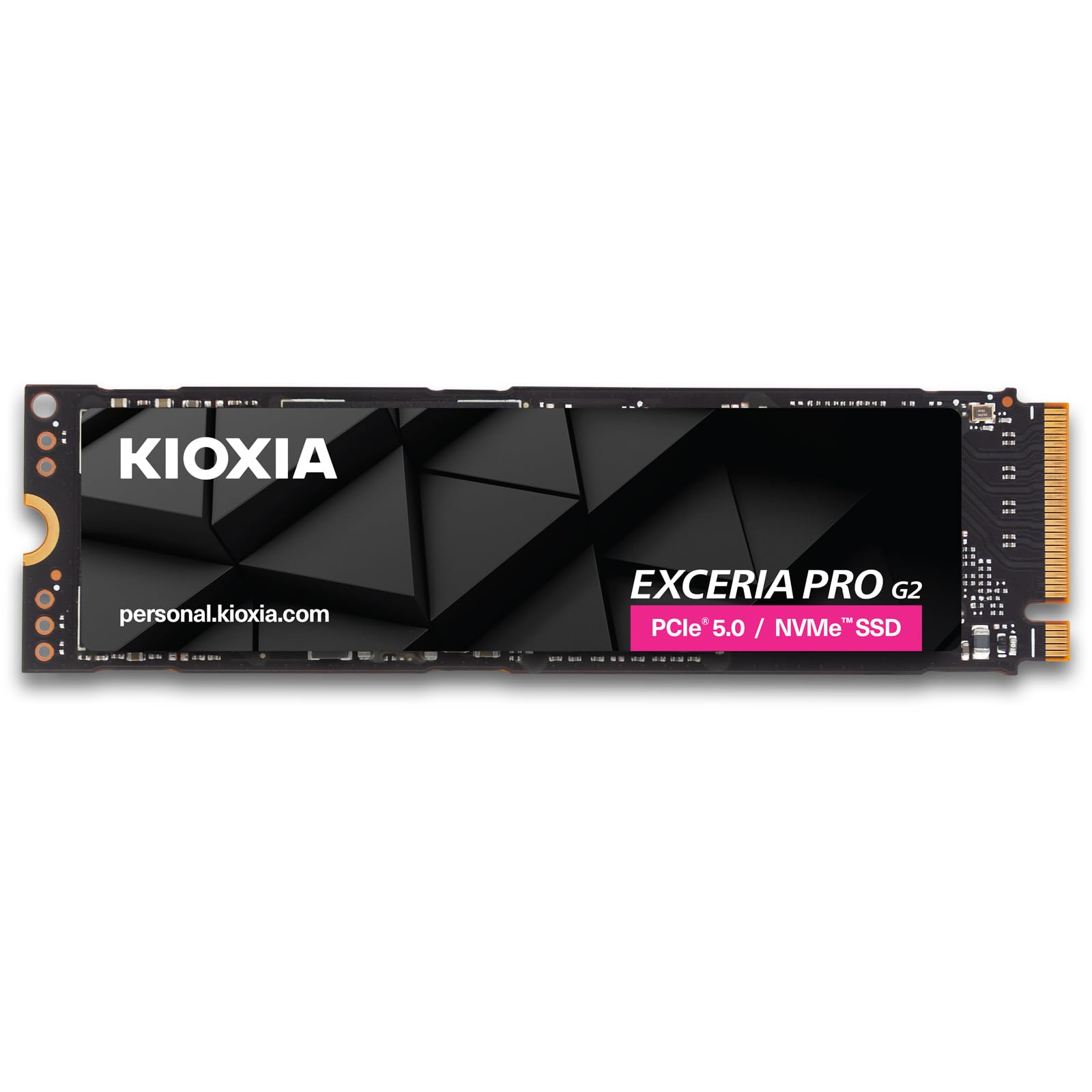 KIOXIA EXCERIA Pro G2 – 1TB M.2 2280 NVMe SSD – PCIe 5.0, hasta 14.400/12.700 MB/s de Lectura/Escritura – Unidad Interna de Alta Velocidad para Ordenador portátil, Ordenador de Escritorio, Juegos
