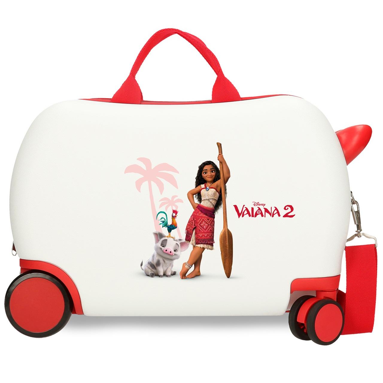 Disney - Maleta infantil Vaiana and Friends blanco 45x31x20 cm