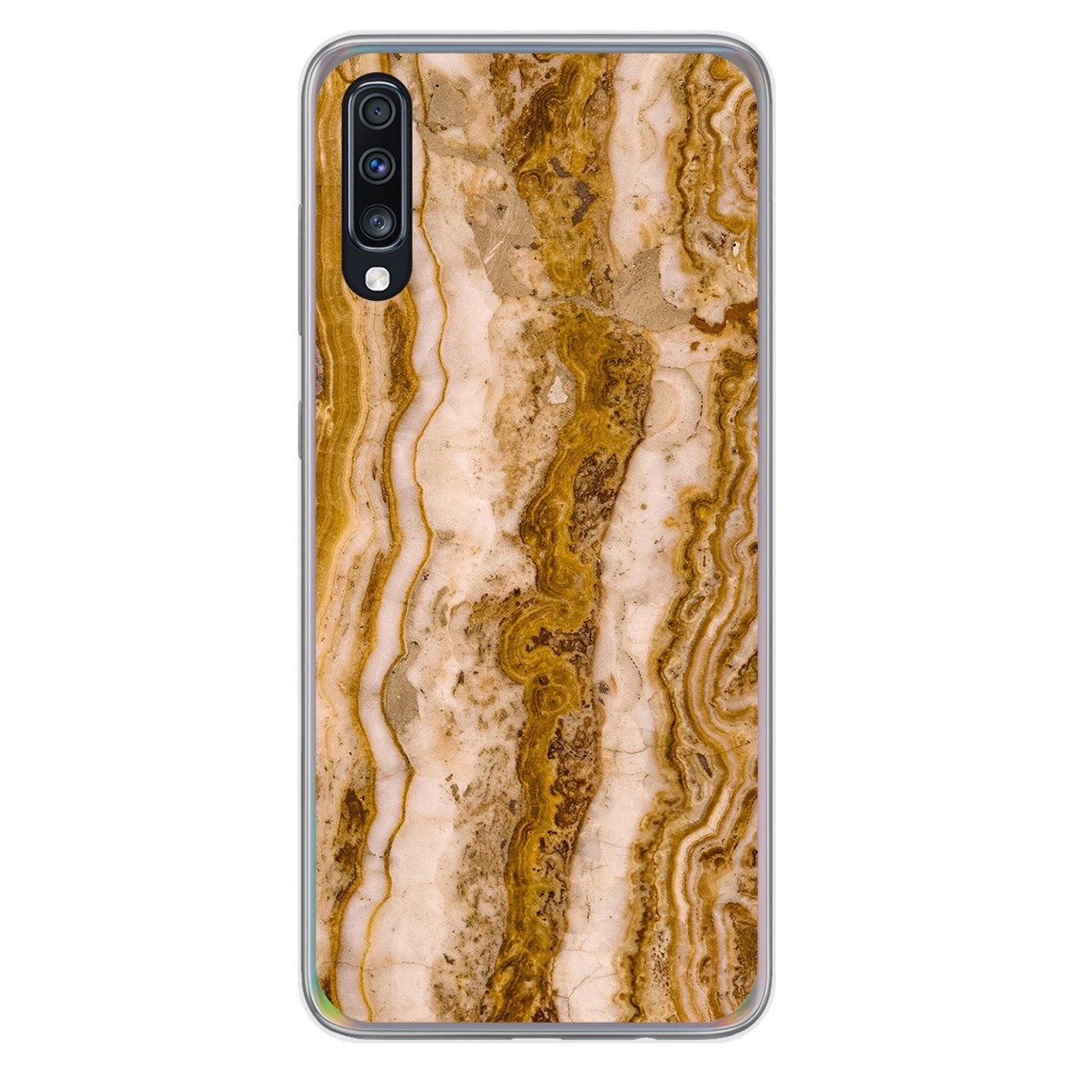 Tumundosmartphone Funda Gel Tpu para Samsung Galaxy A70 diseño Mármol 10 Dibujos