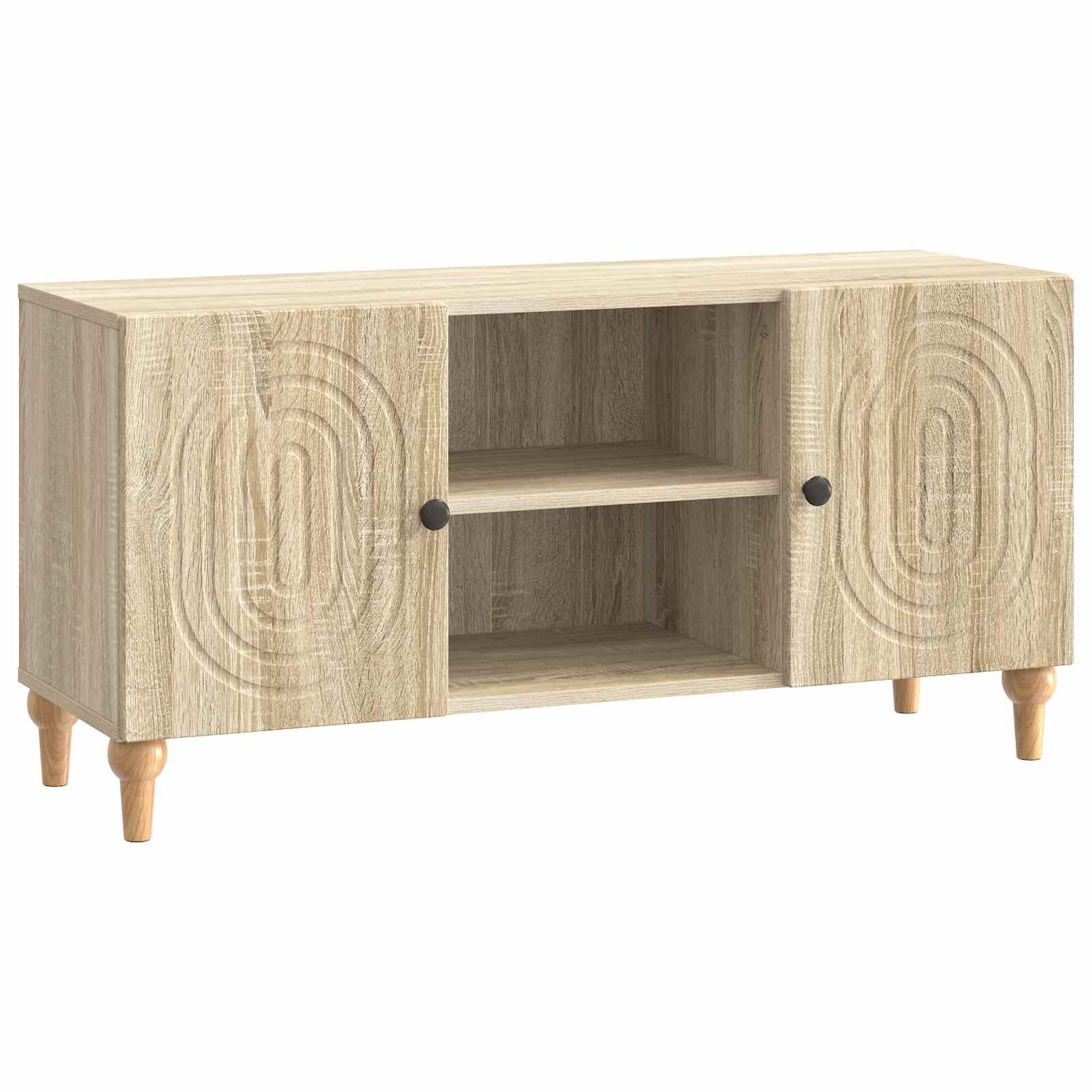 vidaXL Mueble de TV 102 x 34,5 x 50 cm Madera de Ingeniería Multicolor