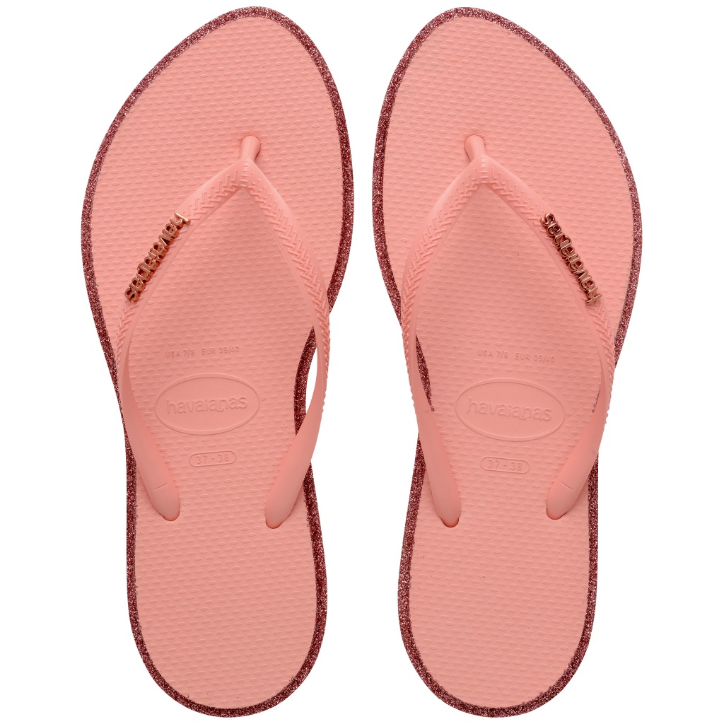 Chanclas Mujer Marca Havaianas Modelo Hav. Slim Point Glitter Ss26