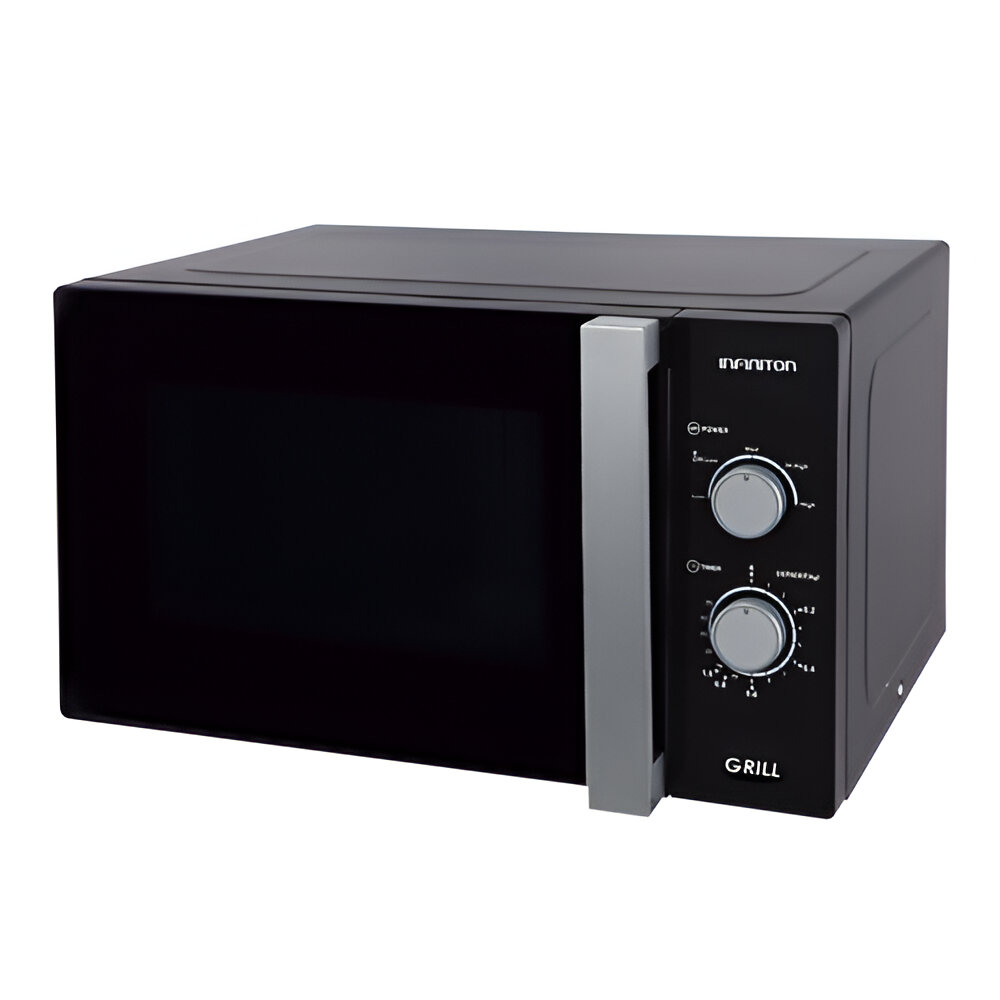 Infiniton MWB25LS - Microondas 25L 900W con Grill 1000W, Temporizador 30min, Color Negro