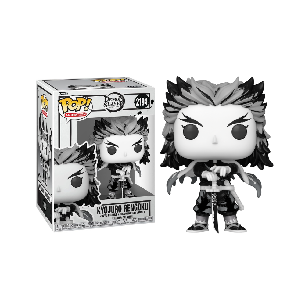 FUNKO POP! DEMON SLAYER – RENGOKU (SUMI-INK), 90605, Nº2194, TIENDA CON LICENCIA OFICIAL, ENVIO EN 24-48 HORAS EN PENÍNSULA, FIGURA, CABEZÓN, MUÑECO, JUGUETES, PELÍCULAS, NUEVO, SERIE, DIBUJOS, ANIME, MANGA