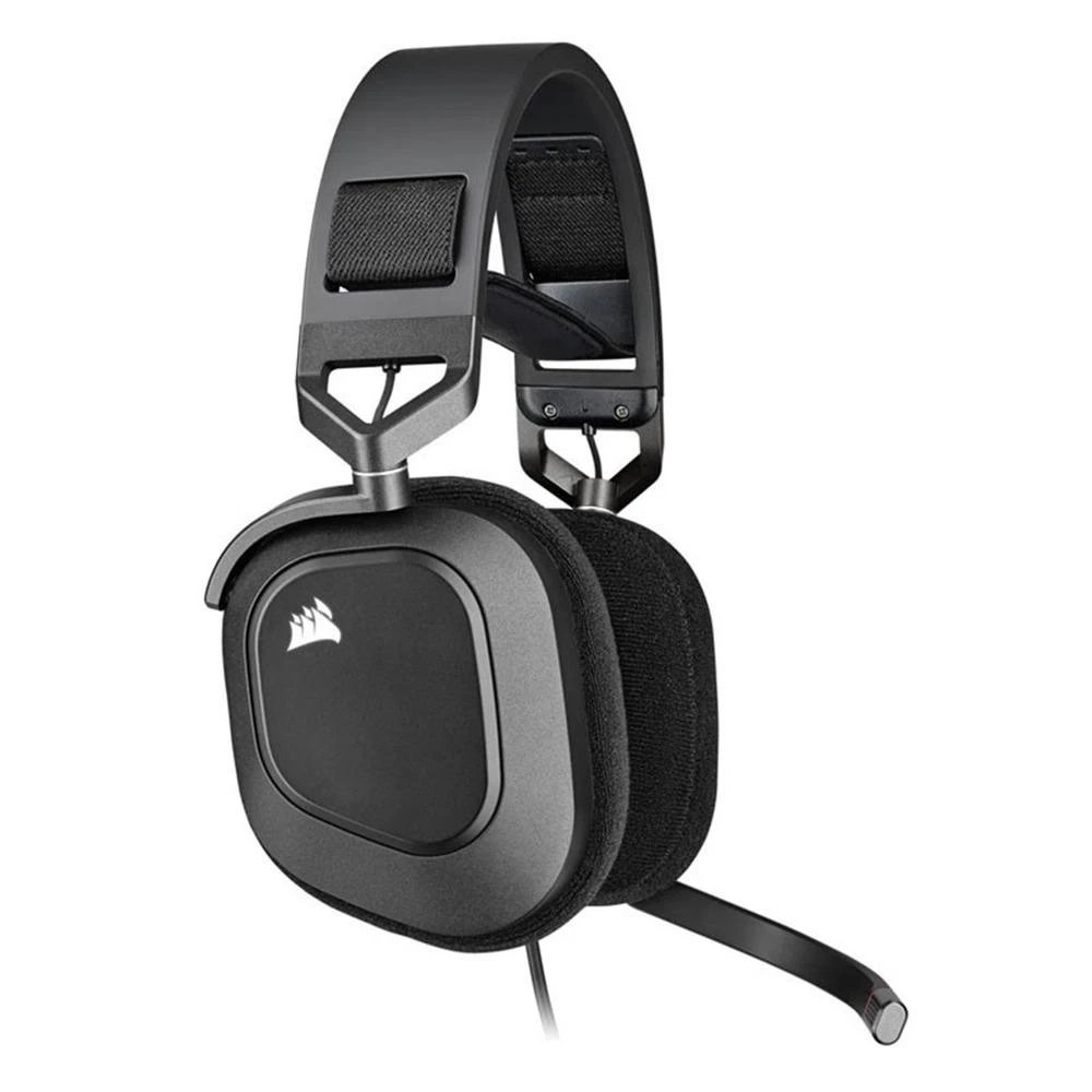 Corsair - Auriculares gaming HS80 RGB con conexión USB y iluminación RGB para juegos y multimedia, formato estéreo