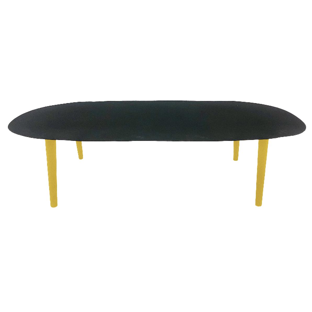 Mesa Centro Hierro 122X60X30 Rugoso Negro - Fijalo - El mejor complemento para tu hogar.