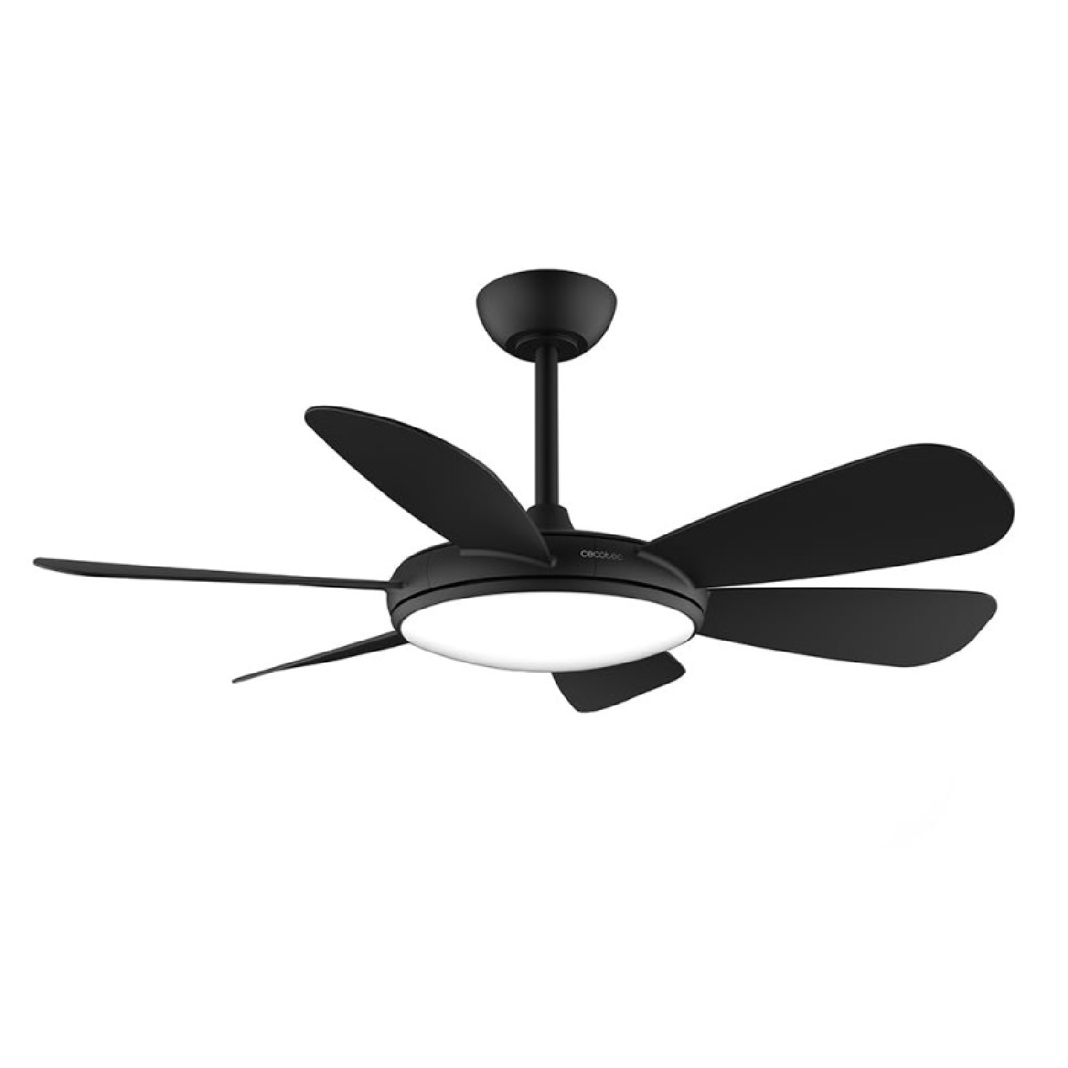 Cecotec Ventilador de Techo con Luz EnergySilence Aero 5200 Black Pro 36 W con motor DC y 52 pulgadas, luz LED