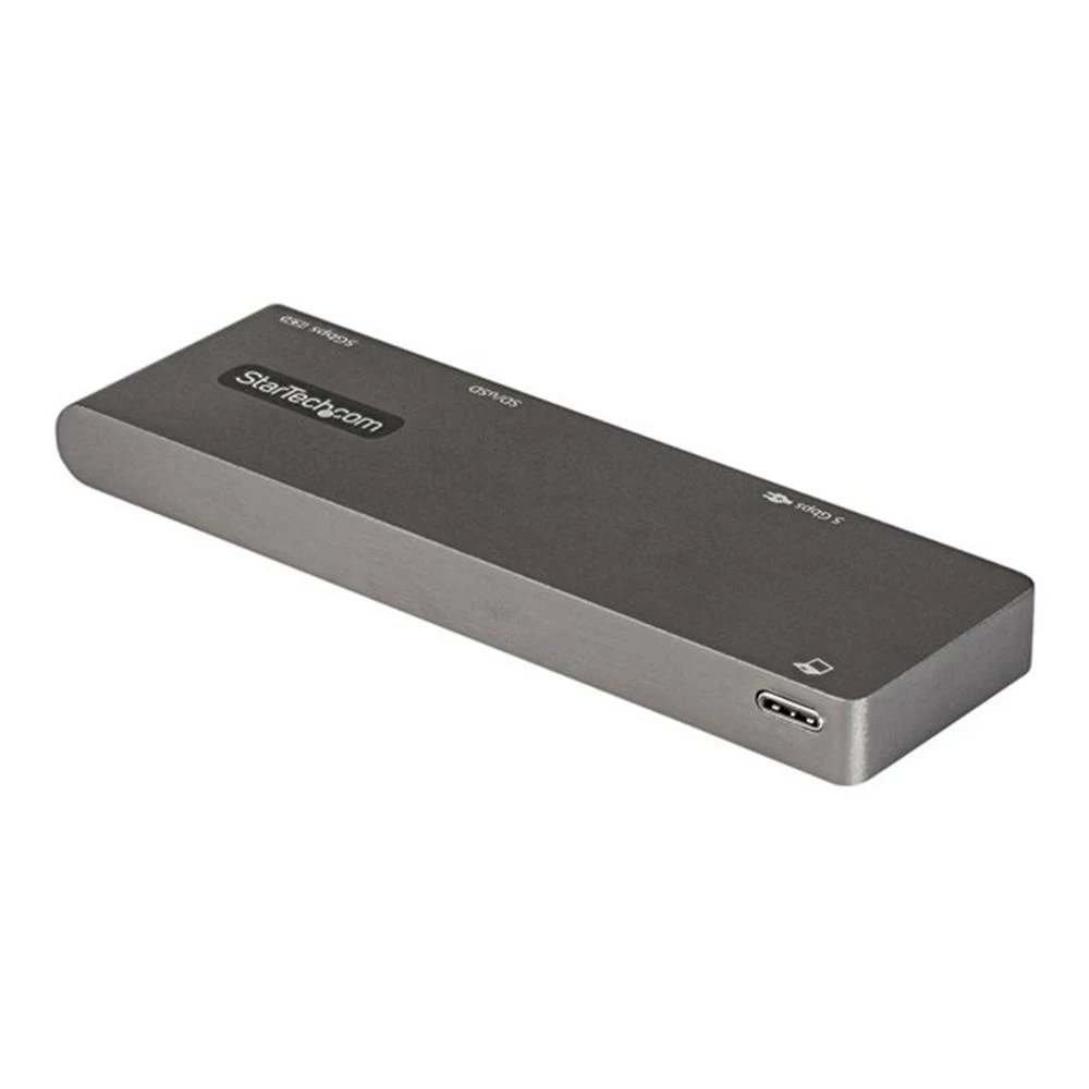 HUB Switch StarTech DKT30CMHSDPD | Salida HDMI 4K 30Hz (3840 x 2160 @30Hz), 1 x Ethernet, Negro, Gris