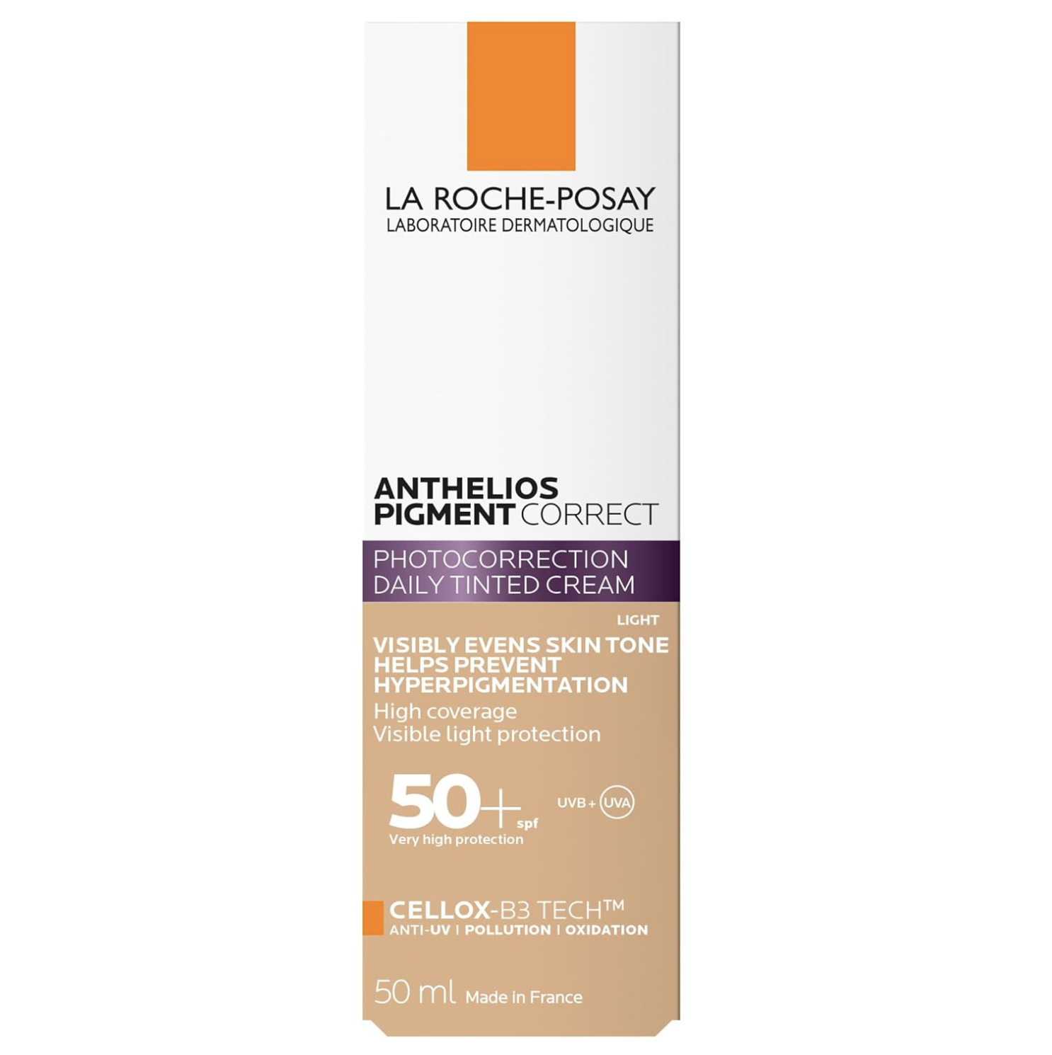 LA ROCHE-POSAY - Crema ANTHELIOS PIGMENT CORRECT MEDIUM SPF 50+