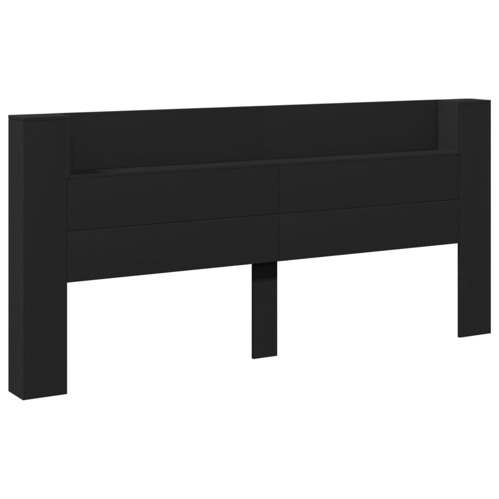 vidaXL Cabecero de cama con luz LED 220x16,5x103,5 cm