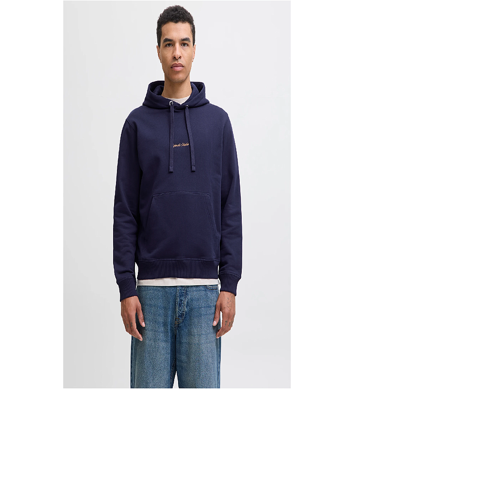 Sudadera JACK & JONES JORNORREBRO EMB SWEAT HOOD NOOS 12282861 Marino Marino
