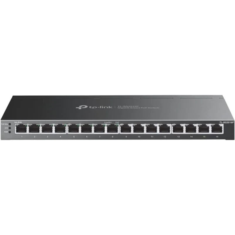 Tp-link tl-sg2016p smart jetstream switch l2/l3/l4 16 gigabit ports 8 gigabit poe ports