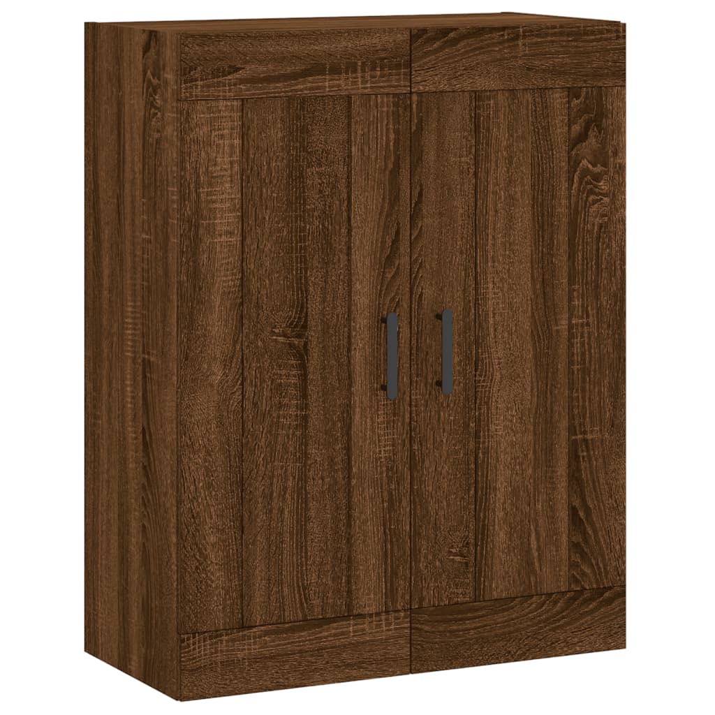 vidaXL Armario de pared madera ingeniería roble marrón 69,5x34x90 cm