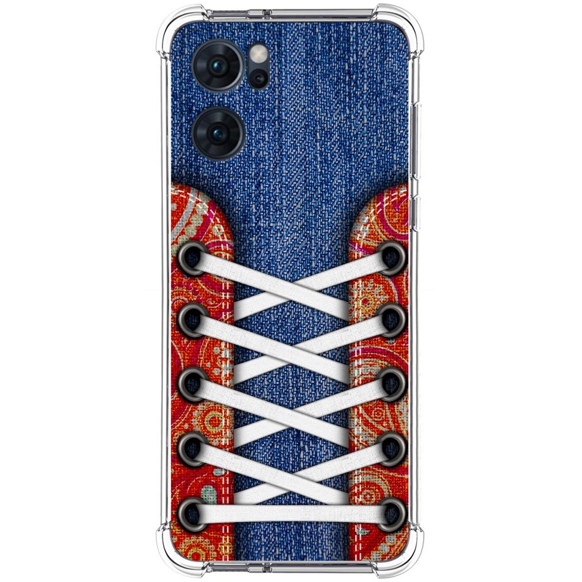 Funda Silicona Antigolpes para Oppo Reno 7 5G diseño Zapatillas 11 Dibujos