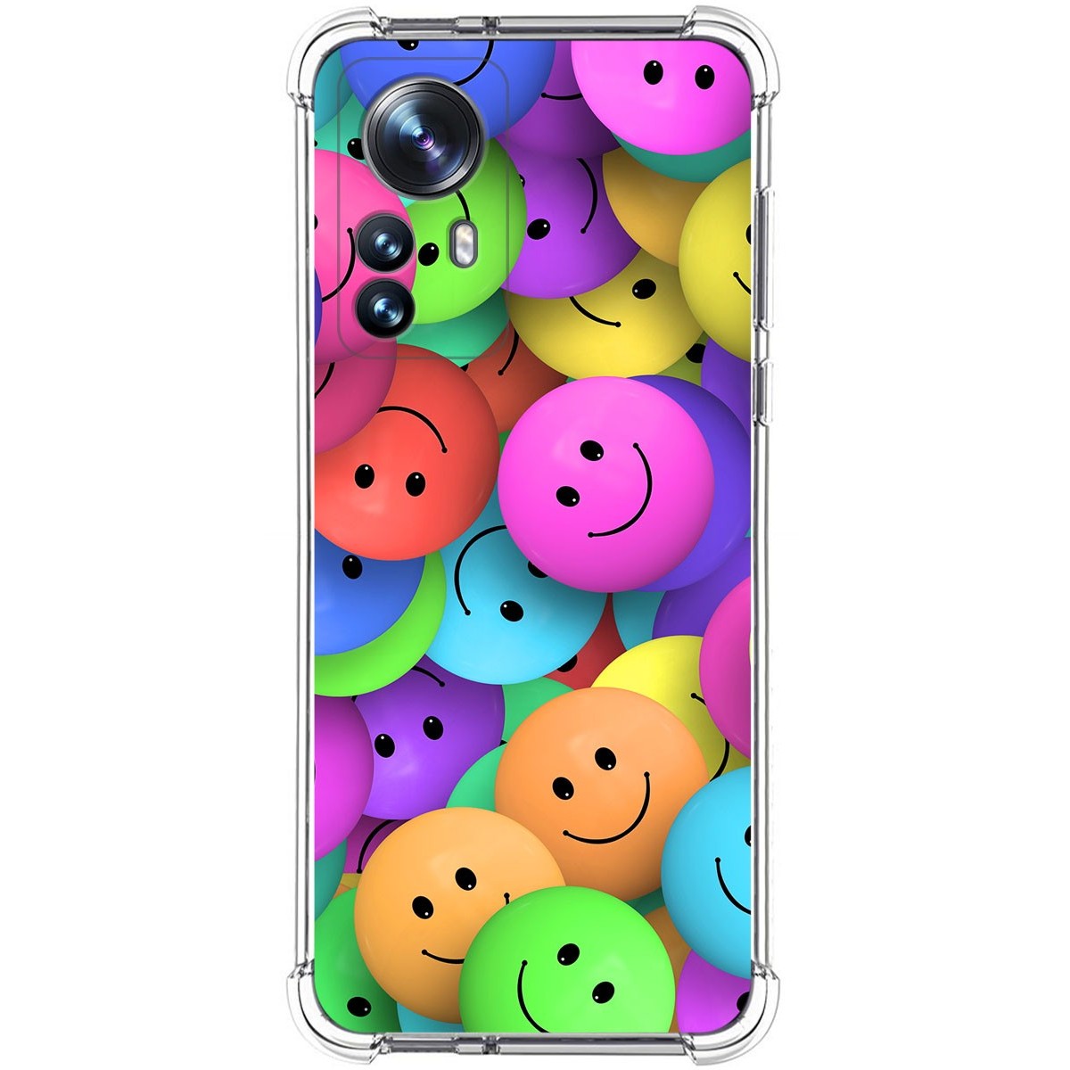 Funda Silicona Antigolpes para Xiaomi 12 Pro 5G diseño Smile Dibujos