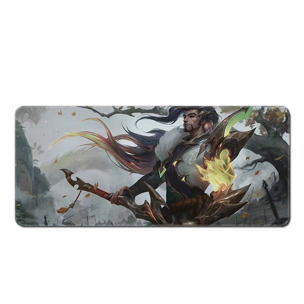 Alfombrillas gaming XL 70x30cm, alfombrilla para ratón para escritorio set up gamer con base antideslizante diseños variados en microfibras