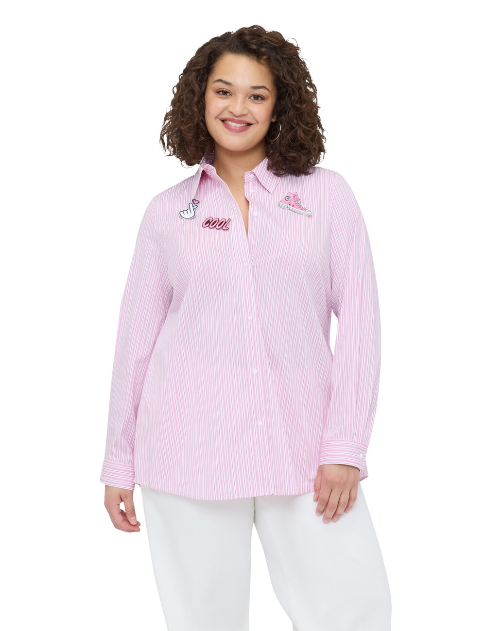 Fiorella Rubino - Camisa a rayas de algodón