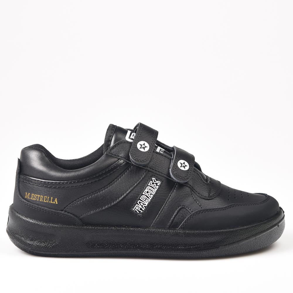 Zapatillas casual Paredes Estrella Negro Velcro