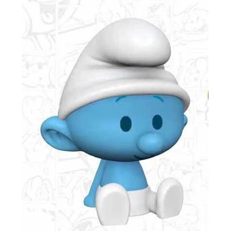 Plastoy - Figura hucha Los Pitufos modelo 80098 en PVC de alta calidad, diseño chibi de 16 cm para coleccionistas y niños, ideal como regalo divertido y educativo para fomentar el ahorro