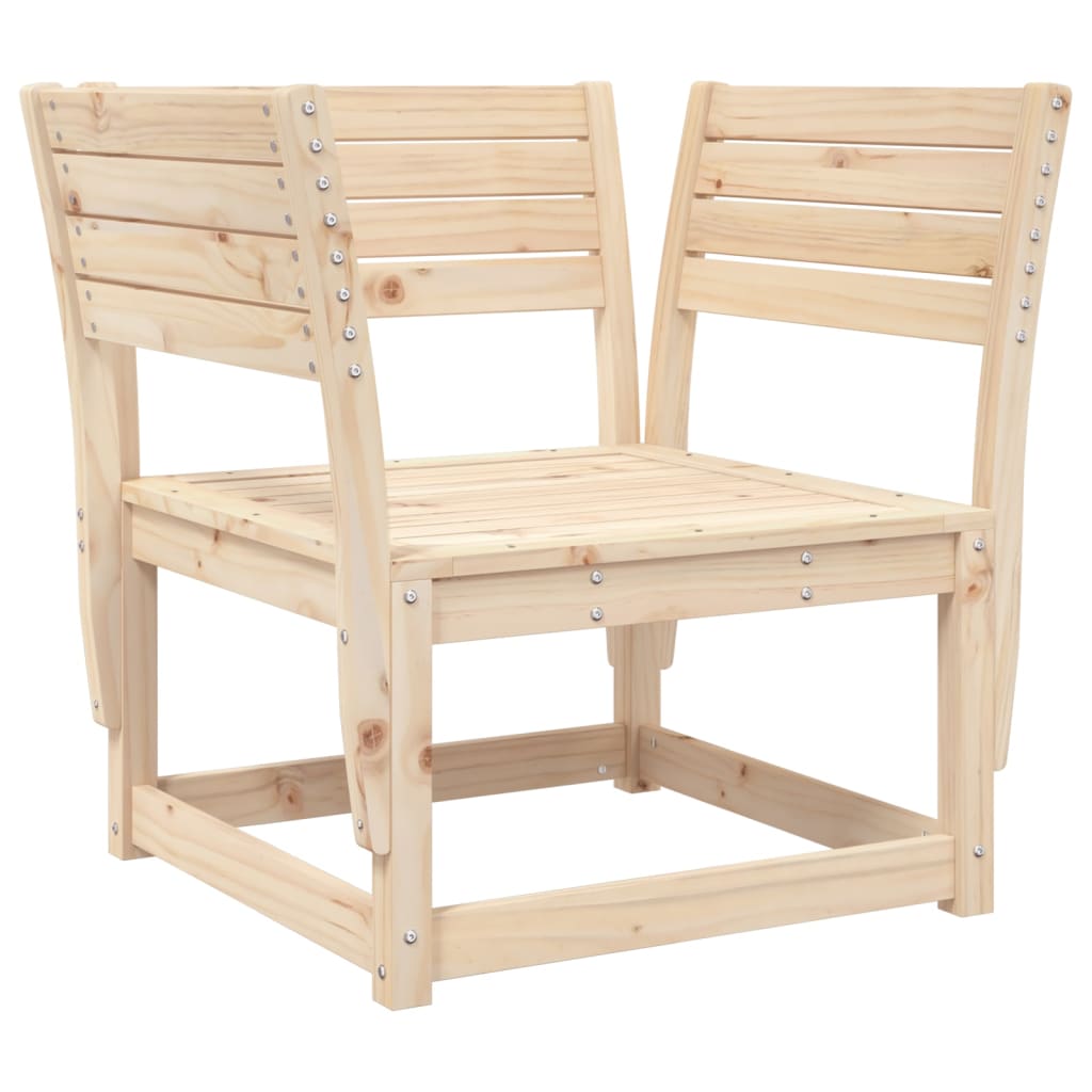 vidaXL Silla de jardín madera madera maciza de pino