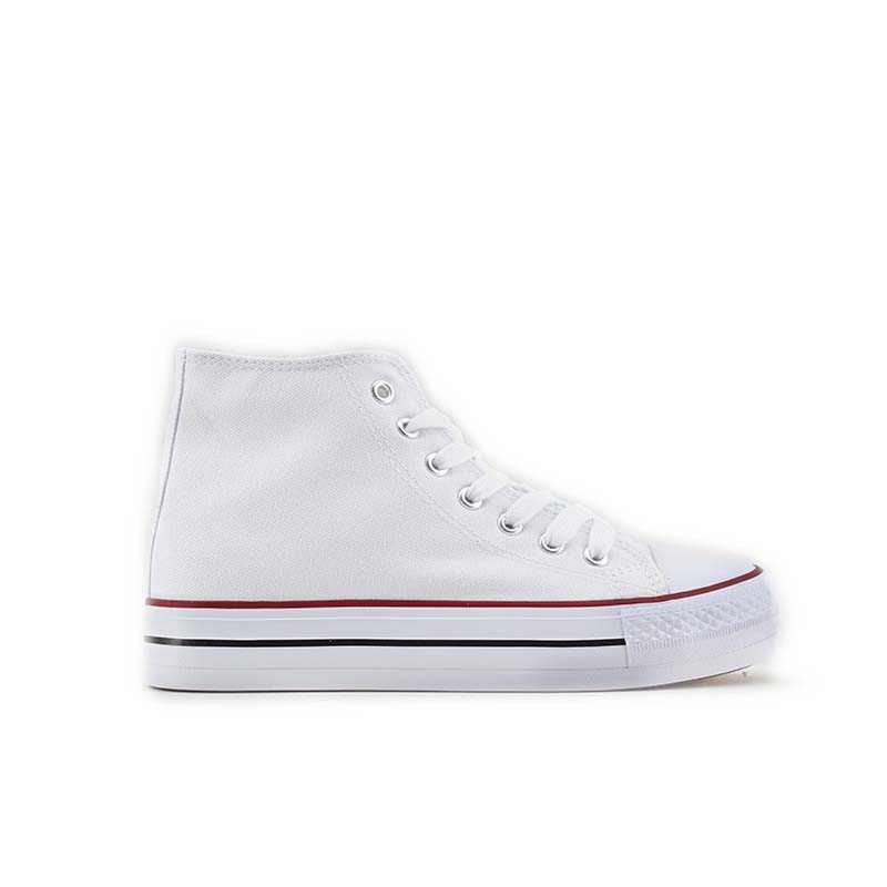 MODELISA Zapatilla De Lona Con Plataforma Cordón Estilo Casual Mujer