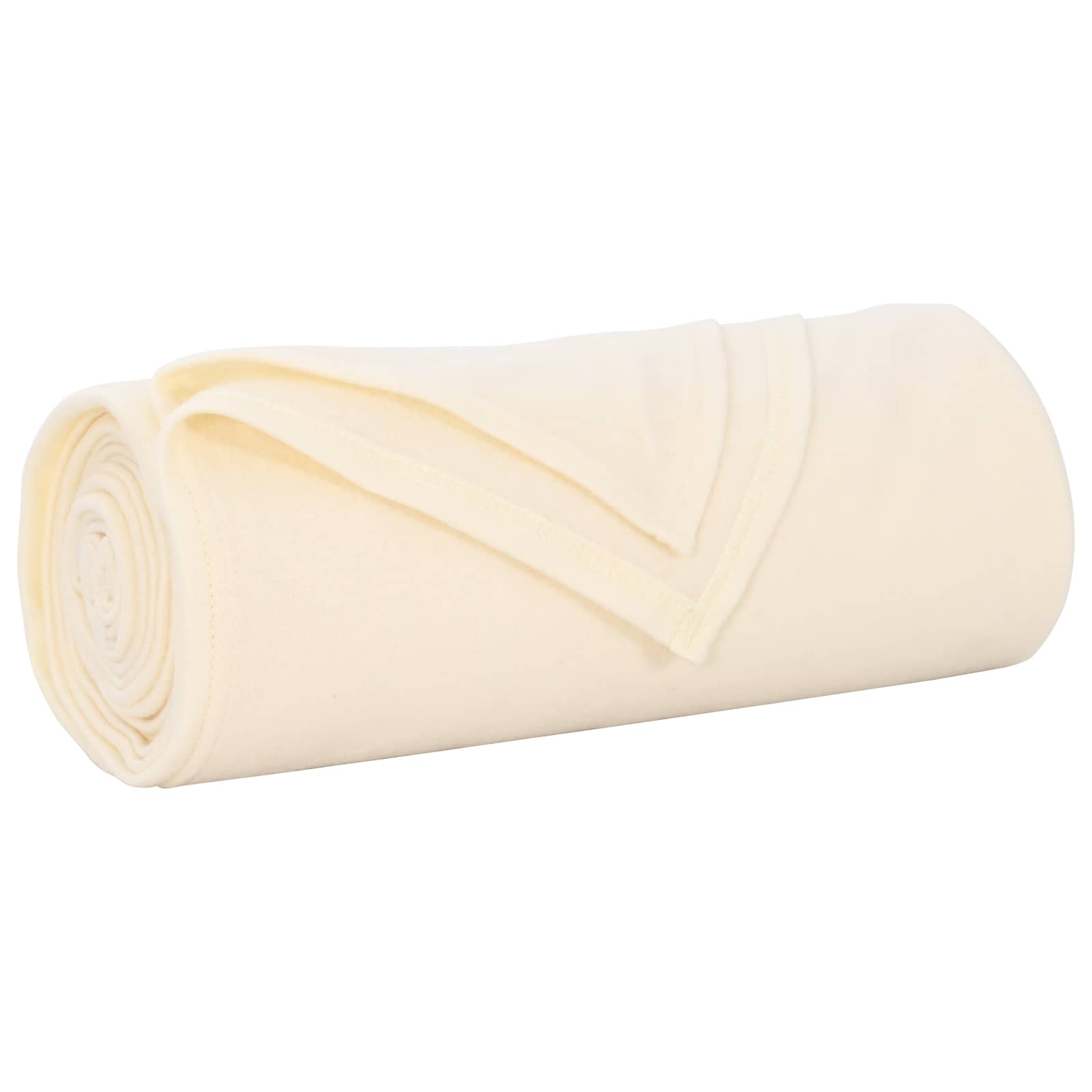 vidaXL Manta Crema 350 x 270 cm Lana