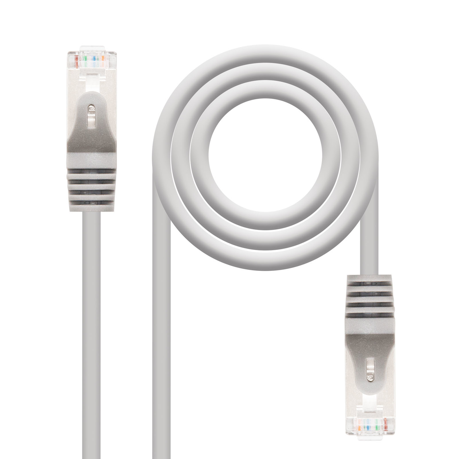 Nanocable 20m Cat6e 20m Cat6e F/UTP (FTP) Gris