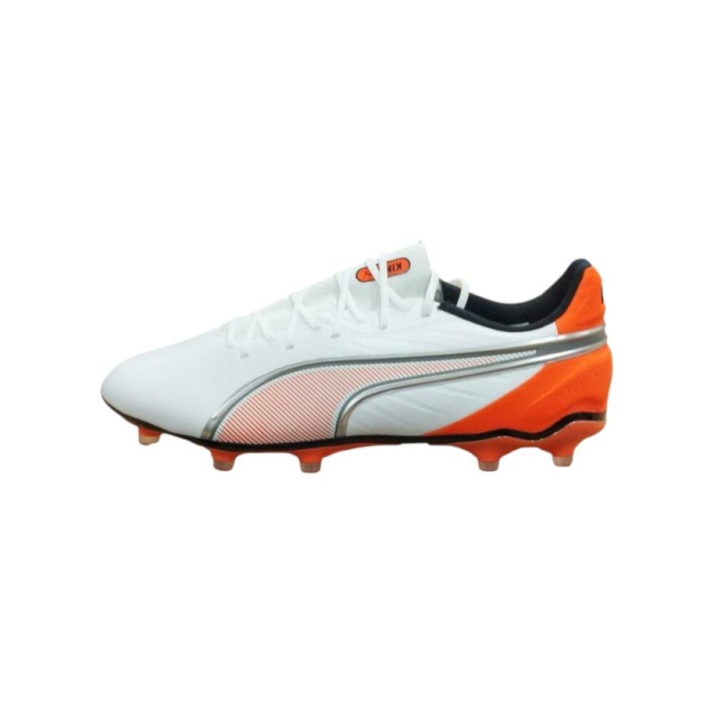 Bota Futbol Puma King Match 108832-01 Blanca Hombre Tacos