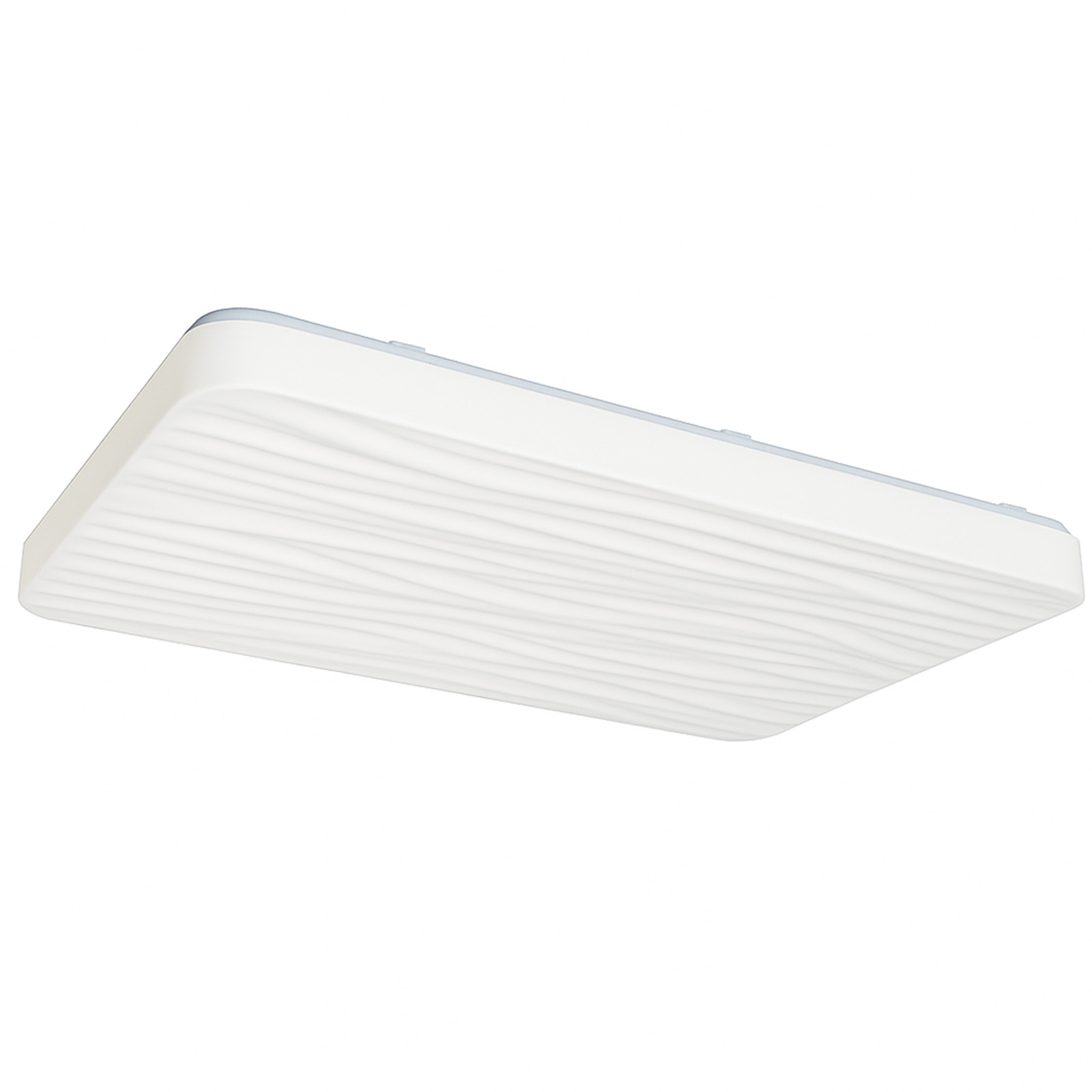 ALpinaluz Lámpara de techo LED “Wave”, 90W, temperatura de color seleccionable 3000/4000/6000K, material acrílico, compatible con control remoto.