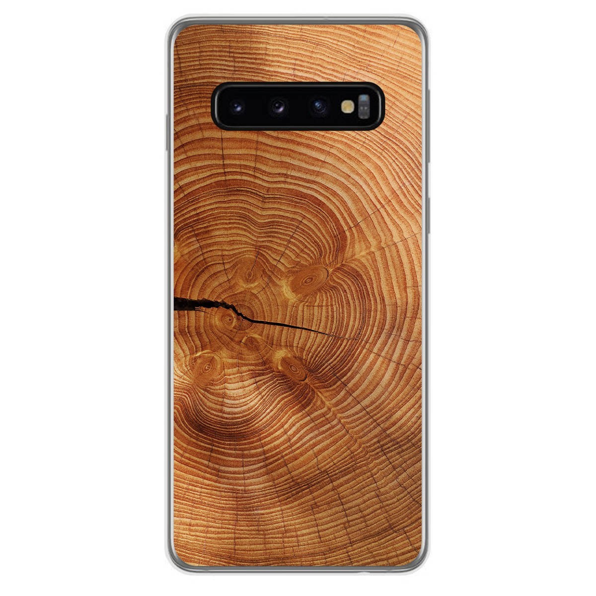 Tumundosmartphone Funda Gel Tpu para Samsung Galaxy S10 Plus diseño Madera 04 Dibujos