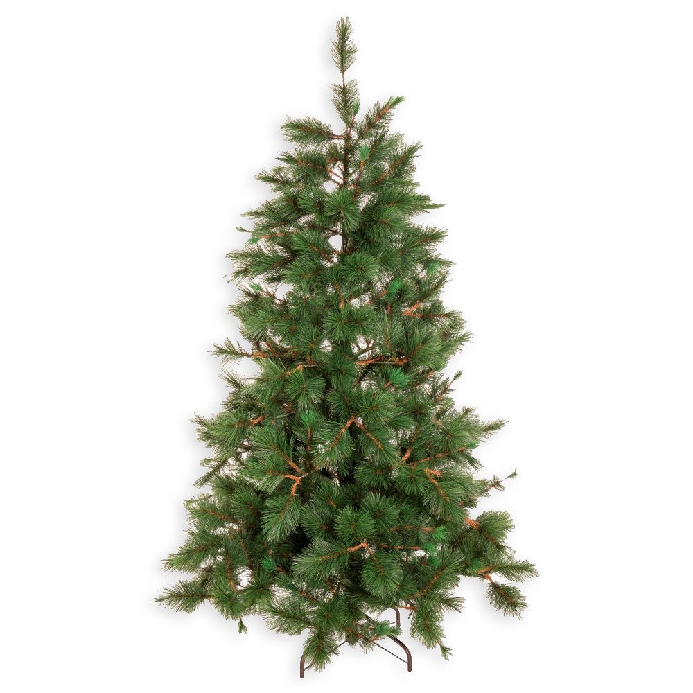 Lola Home Árbol de Navidad artificial de 920 ramas verdes de PE y PVC 240 cm