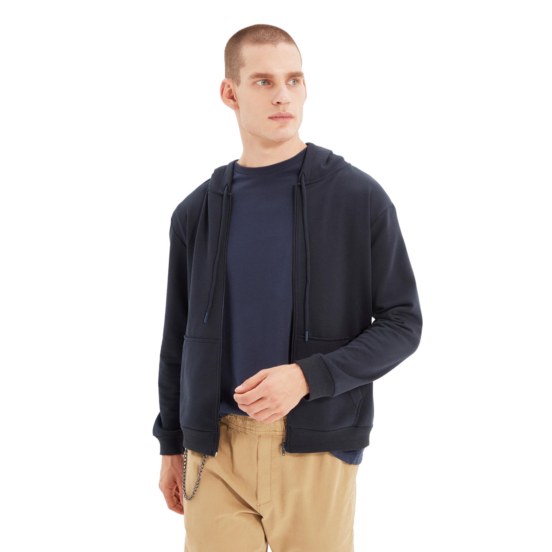 Trendyol Hombre Azul Marino Camisa De Entrenamiento De Mediano