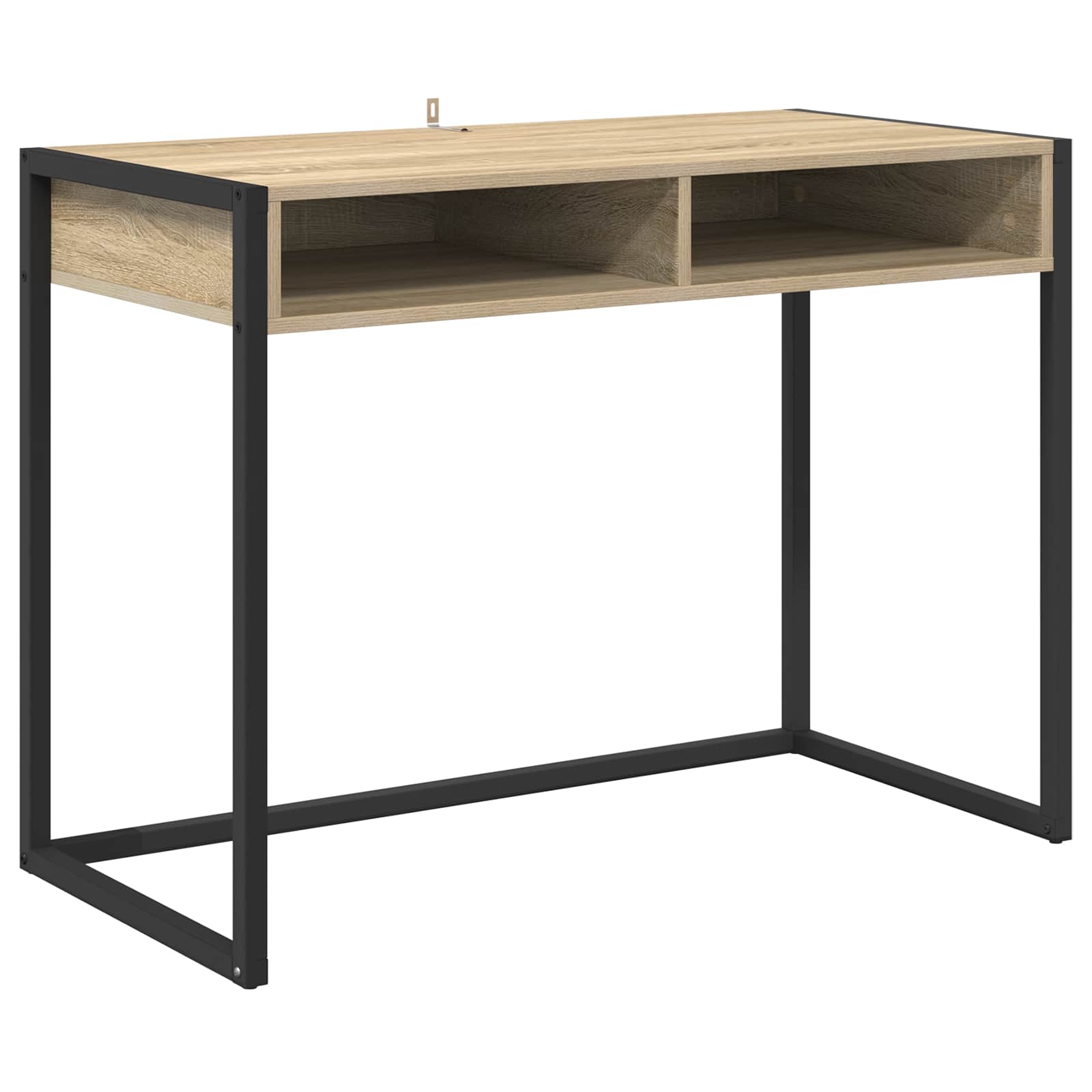 vidaXL Escritorio Sonoma 100 x 50 x 75 cm Madera contrachapada