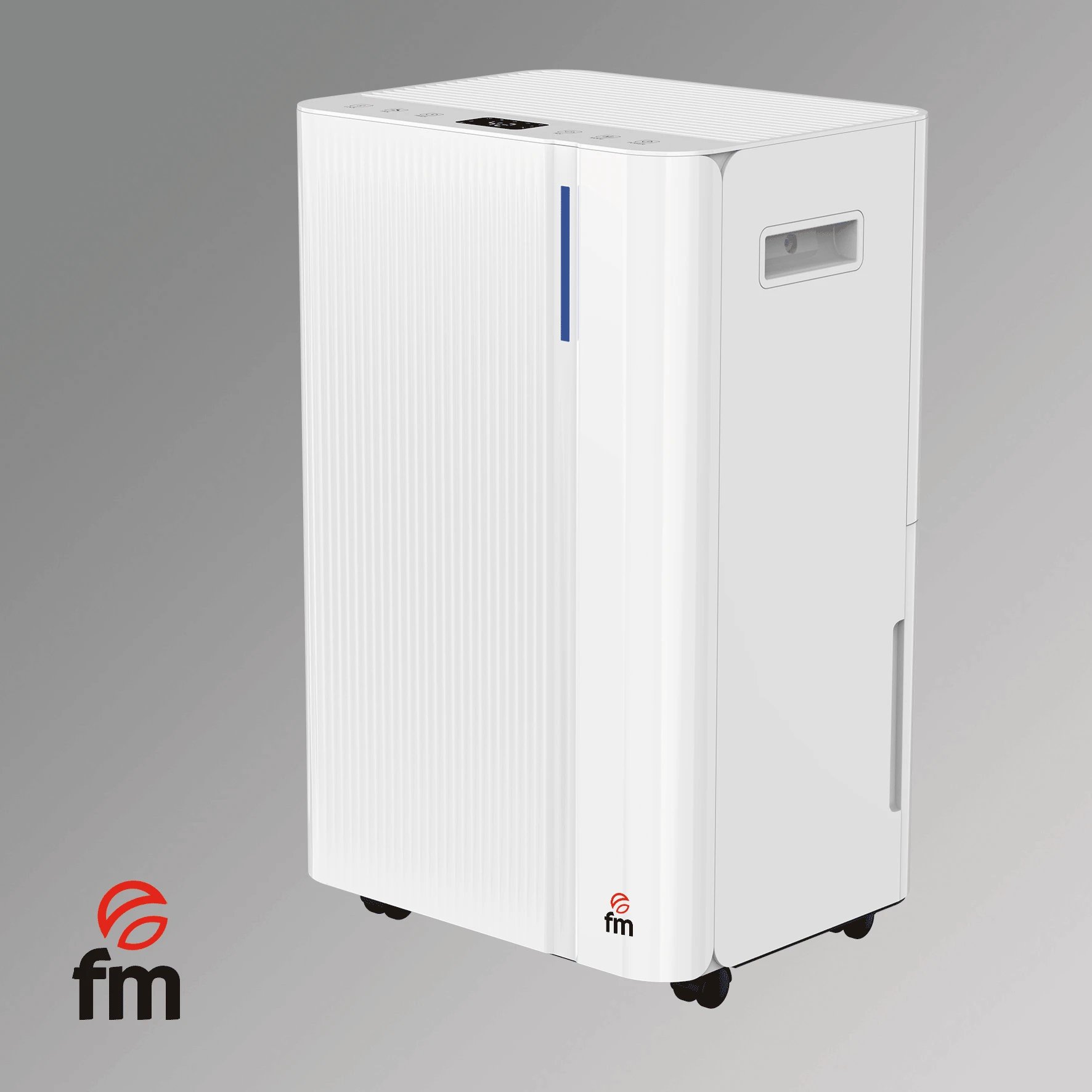 FM - Deshumidificador DH-120 de 20 L/día para hogar y oficina, silencioso (41 dB), 330 W, ideal contra moho y humedad excesiva en sótanos y lavanderías
