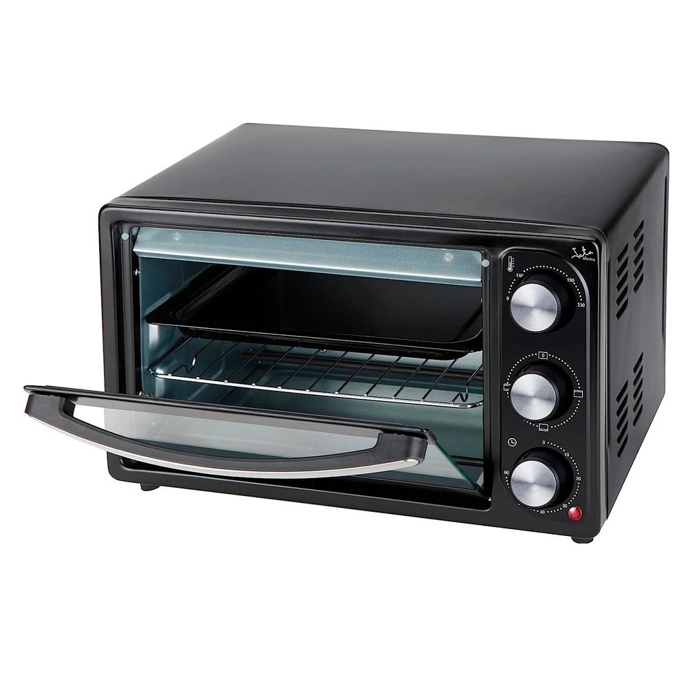 JATA - Horno sobremesa HN916 de 16 L con función grill, resistencias de acero inoxidable y termostato regulable para hornear, gratinar y tostar con resultados profesionales en espacios reducidos