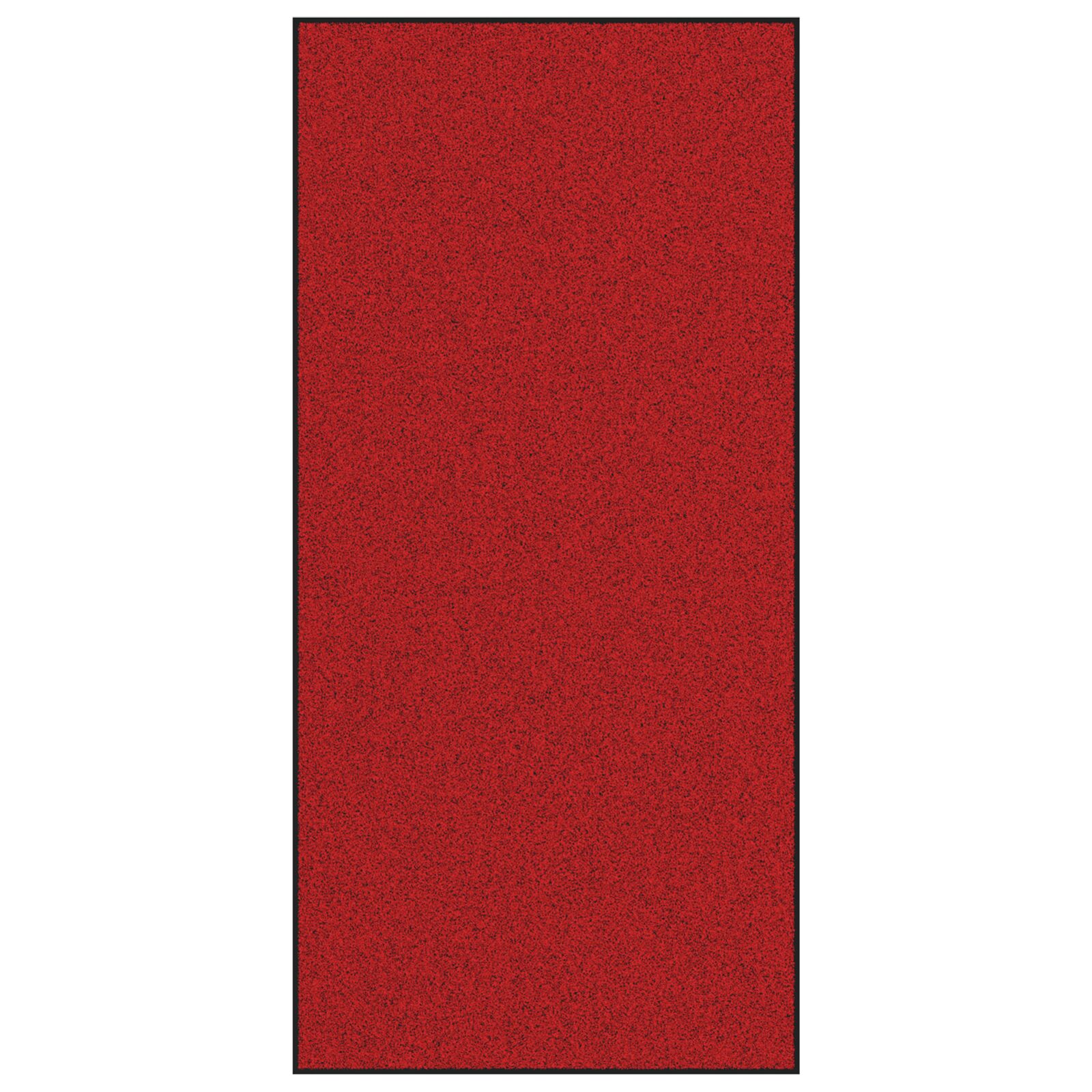Felpudo lavable rojo 120x250 cm