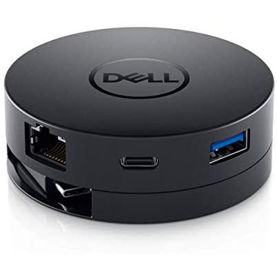 Dell DA300-USB-C laptop adapter, USB 3.0 (3.1 Gen 1) Type-C Black, USB 3.0 (3.1 Gen 1) Type-C