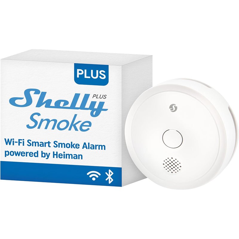 Shelly Plus Smoke Blanco - Detector de humo