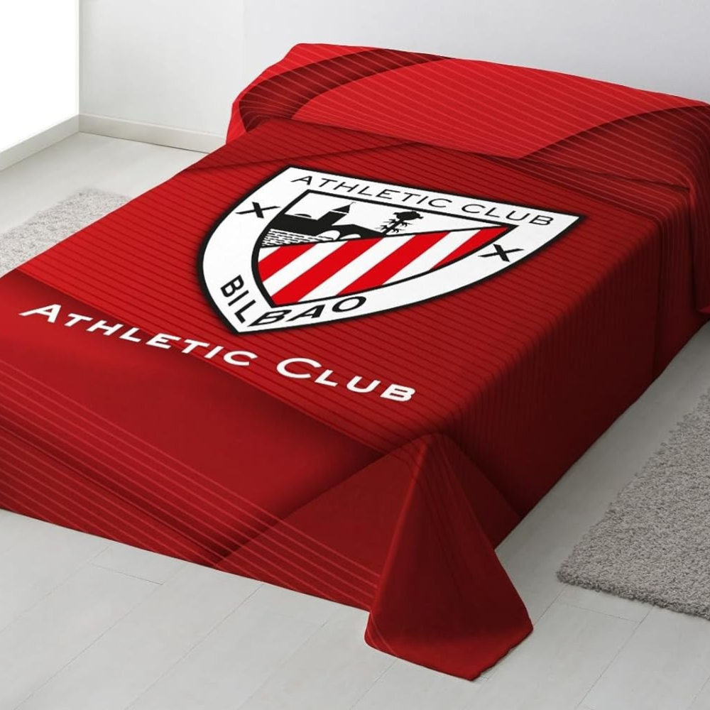 Albornoz de rizo 100% algodón Athletic Club de Bilbao