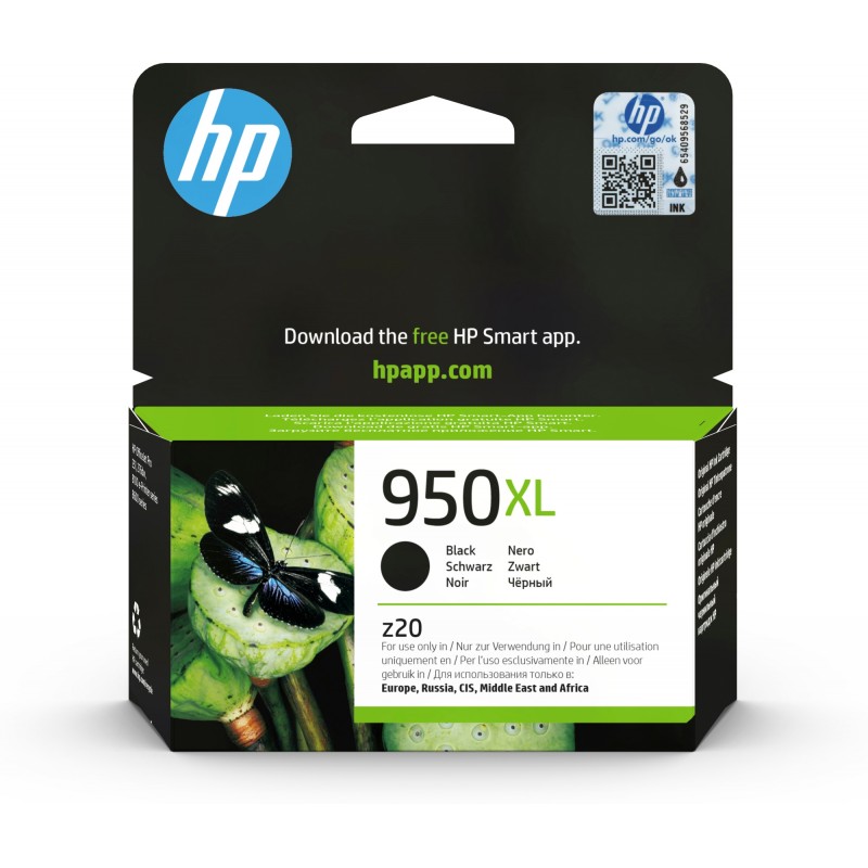 HP - Cartucho de tinta original 950XL de alta capacidad negro CN045AE