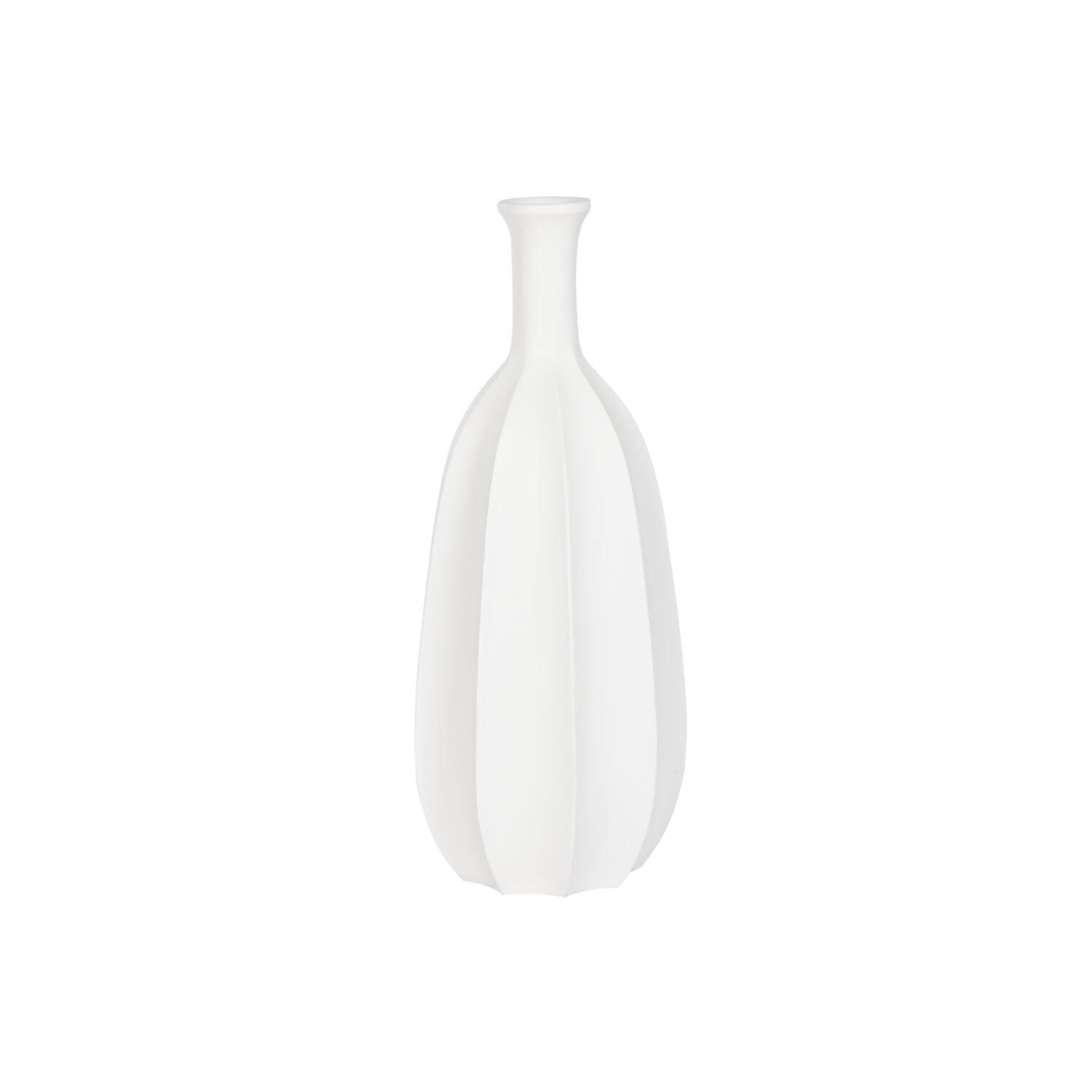 JARRON FIBRA VIDRIO 30X30X80 BLANCO JR212410 - EL MEJOR COMPLEMENTO PARA TU HOGAR FIJALO