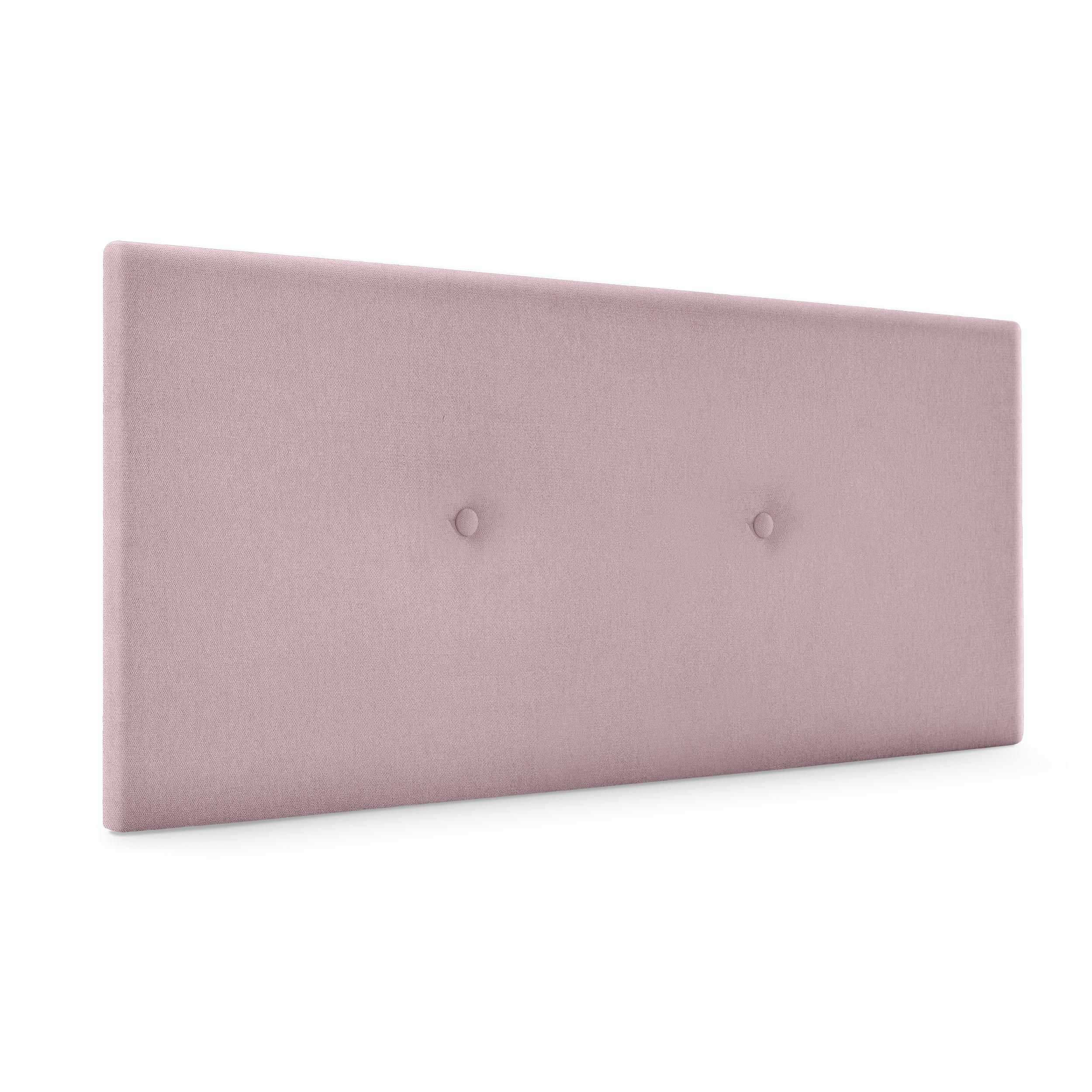 DHOME Cabecero de Polipiel o Tela Acualine Liso con Botones Tapizado Colores Cabezal Lujo Cama Dormitorio Moderno Acolchado (Salmón Tela)